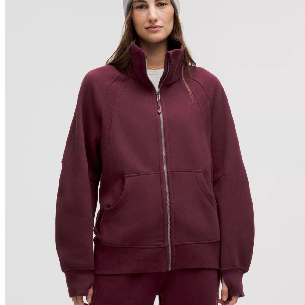 Lululemon Oversized Funnel Neck full zip scuba XS/S